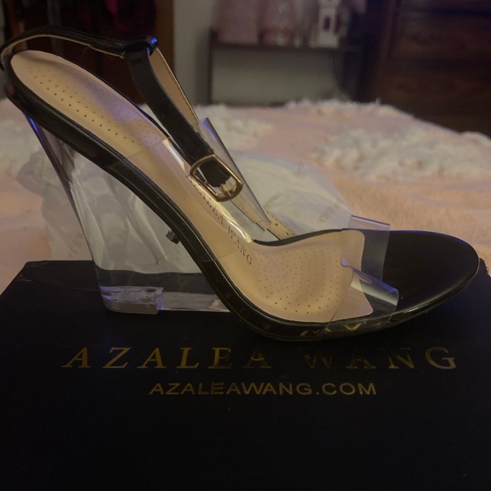 Azalea wang clear heels NWB